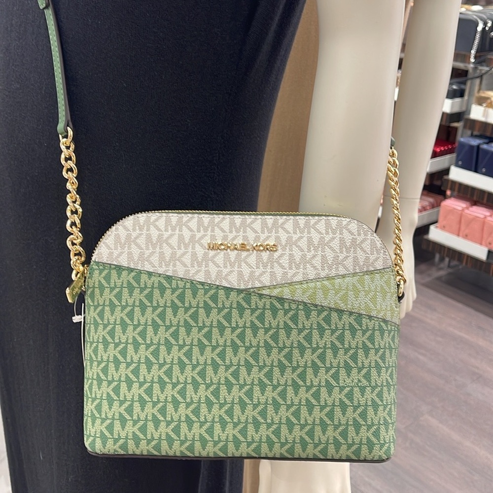 MICHAEL KORS
Jet Set Travel Medium Color-Block Signature Logo Dome Crossbody Bag - Picture 6 of 16